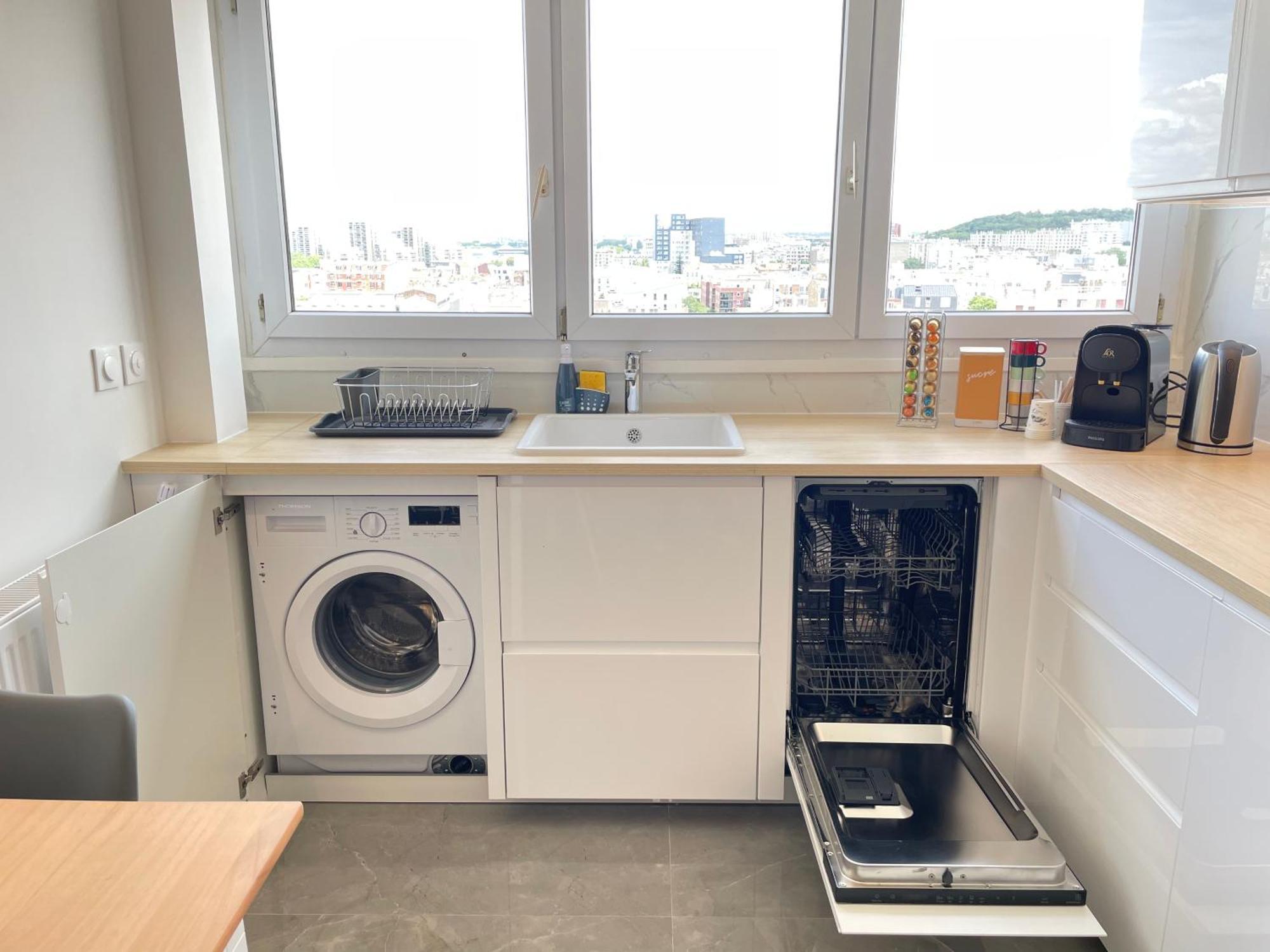 Paris Pantin Magnifique Appartement 4 Pieces De 108M2 Avec 2 Parking Interieur - Tres Cosy Pour 1 A 12 Personnes - Entierement Refait A Neuf Entire Apartment Luxurious And Warm - Pantin Paris 19 Eme Free Wifi Gratuit 外观 照片